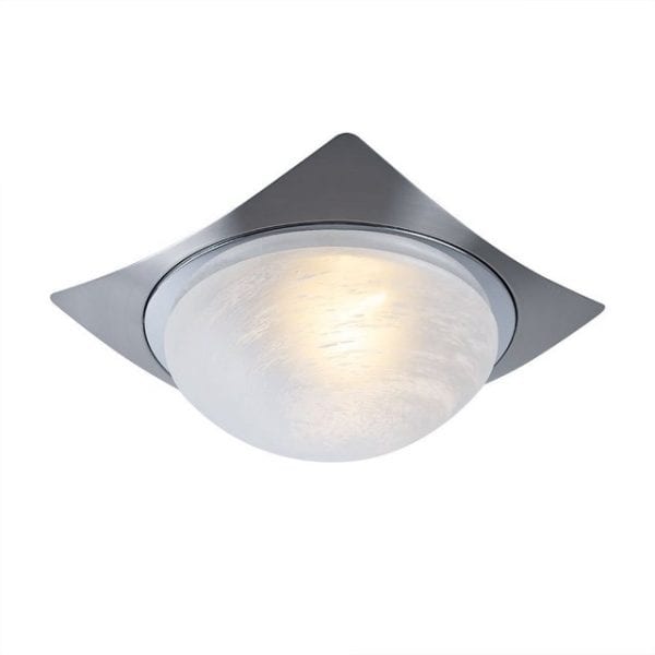 ETC-SHOP LED Wandleuchte Glas Chrom Test
