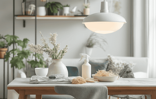 Esszimmerlampe reinigen: Diese Materialien schützen sie
